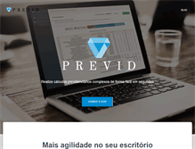Tablet Screenshot of previd.com.br